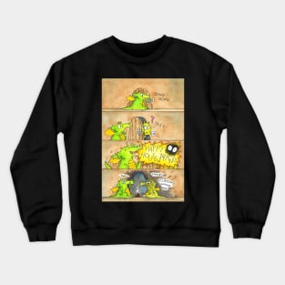 Funny Happy Housewarming Card with Dragons Crewneck Sweatshirt